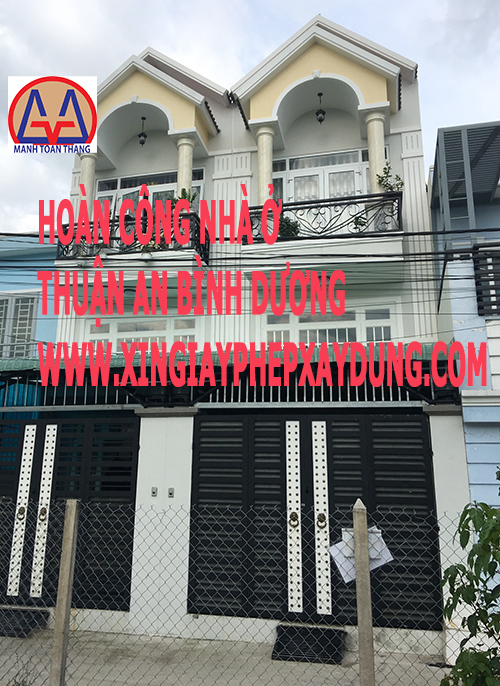 Dịch vụ hoàn công nhà ở Thuận An Bình Dương