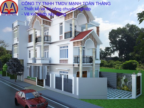 Mẫu thiết kế nhà phố Nguyễn Thị Thu Thịnh năm 2016 tại Bình Dương